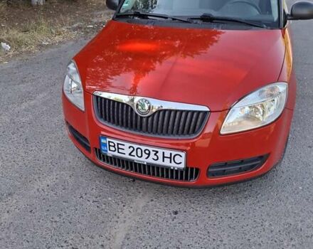 Красный Шкода Фабия, объемом двигателя 1.39 л и пробегом 97 тыс. км за 7100 $, фото 1 на Automoto.ua