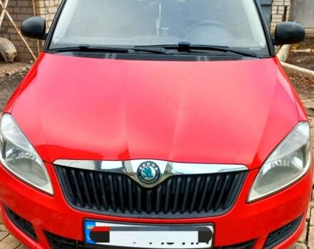 Красный Шкода Фабия, объемом двигателя 1.2 л и пробегом 190 тыс. км за 5800 $, фото 1 на Automoto.ua