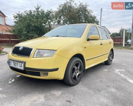 Желтый Шкода Фабия, объемом двигателя 1.39 л и пробегом 265 тыс. км за 2700 $, фото 11 на Automoto.ua