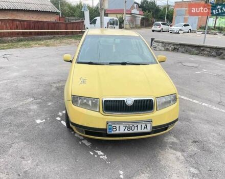 Желтый Шкода Фабия, объемом двигателя 1.39 л и пробегом 265 тыс. км за 2700 $, фото 5 на Automoto.ua