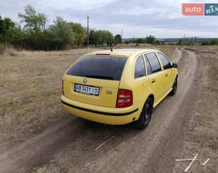 Желтый Шкода Фабия, объемом двигателя 1.4 л и пробегом 209 тыс. км за 4200 $, фото 6 на Automoto.ua