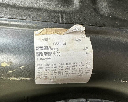 Серый Шкода Фабия, объемом двигателя 1.2 л и пробегом 179 тыс. км за 4299 $, фото 32 на Automoto.ua