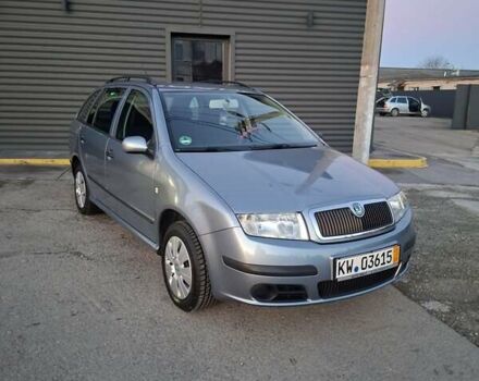 Серый Шкода Фабия, объемом двигателя 1.4 л и пробегом 202 тыс. км за 3750 $, фото 3 на Automoto.ua