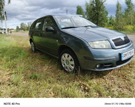 Серый Шкода Фабия, объемом двигателя 1.4 л и пробегом 196 тыс. км за 4500 $, фото 1 на Automoto.ua