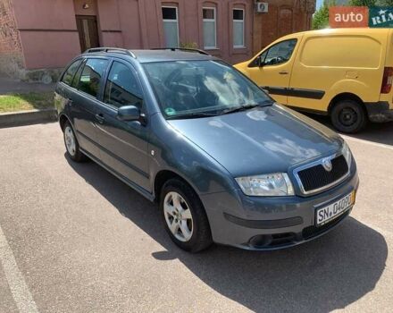 Серый Шкода Фабия, объемом двигателя 1.39 л и пробегом 191 тыс. км за 4550 $, фото 5 на Automoto.ua