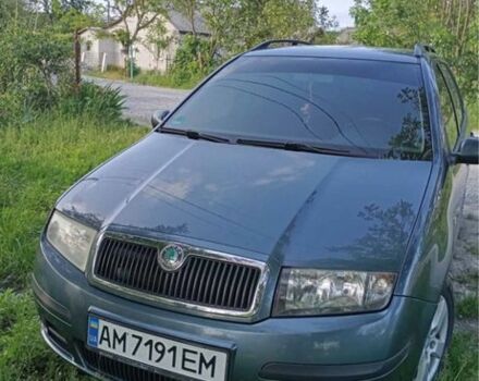 Серый Шкода Фабия, объемом двигателя 1.4 л и пробегом 270 тыс. км за 4250 $, фото 4 на Automoto.ua