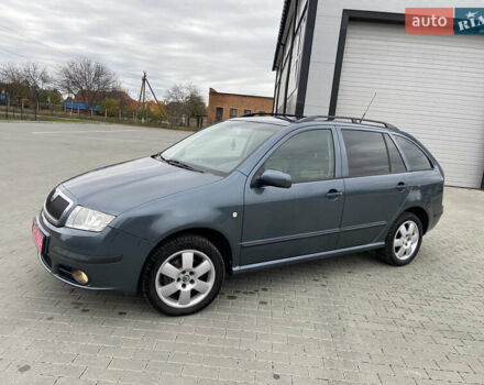 Серый Шкода Фабия, объемом двигателя 1.4 л и пробегом 165 тыс. км за 5450 $, фото 1 на Automoto.ua
