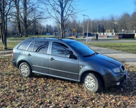 Серый Шкода Фабия, объемом двигателя 1.4 л и пробегом 247 тыс. км за 4150 $, фото 3 на Automoto.ua