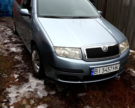 Серый Шкода Фабия, объемом двигателя 1.4 л и пробегом 165 тыс. км за 4450 $, фото 3 на Automoto.ua