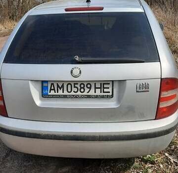 Сірий Шкода Фабія, об'ємом двигуна 1.4 л та пробігом 213 тис. км за 4200 $, фото 1 на Automoto.ua