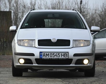 Серый Шкода Фабия, объемом двигателя 1.4 л и пробегом 209 тыс. км за 5350 $, фото 2 на Automoto.ua