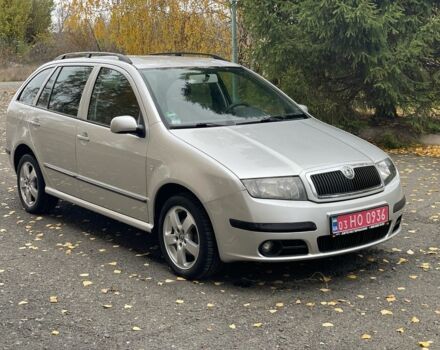 Серый Шкода Фабия, объемом двигателя 1.4 л и пробегом 231 тыс. км за 4500 $, фото 7 на Automoto.ua