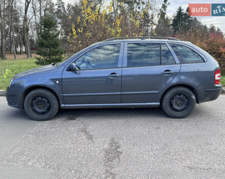 Серый Шкода Фабия, объемом двигателя 1.4 л и пробегом 213 тыс. км за 5200 $, фото 2 на Automoto.ua