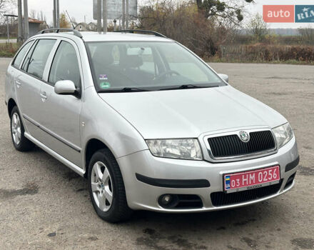 Серый Шкода Фабия, объемом двигателя 1.4 л и пробегом 217 тыс. км за 5499 $, фото 1 на Automoto.ua