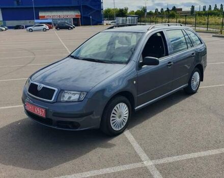 Серый Шкода Фабия, объемом двигателя 1.4 л и пробегом 200 тыс. км за 4900 $, фото 10 на Automoto.ua