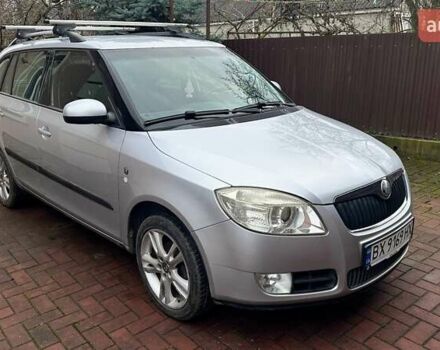 Серый Шкода Фабия, объемом двигателя 1.6 л и пробегом 213 тыс. км за 6700 $, фото 5 на Automoto.ua