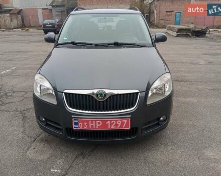 Серый Шкода Фабия, объемом двигателя 1.4 л и пробегом 174 тыс. км за 5500 $, фото 2 на Automoto.ua