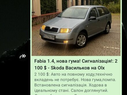 Серый Шкода Фабия, объемом двигателя 0 л и пробегом 230 тыс. км за 1899 $, фото 1 на Automoto.ua