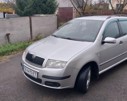 Серый Шкода Фабия, объемом двигателя 1.4 л и пробегом 163 тыс. км за 5750 $, фото 1 на Automoto.ua
