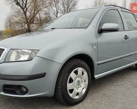Серый Шкода Фабия, объемом двигателя 1.4 л и пробегом 194 тыс. км за 4900 $, фото 1 на Automoto.ua