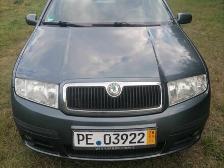 Серый Шкода Фабия, объемом двигателя 1.4 л и пробегом 210 тыс. км за 4000 $, фото 1 на Automoto.ua