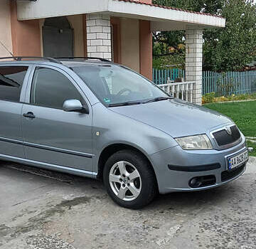 Серый Шкода Фабия, объемом двигателя 1.39 л и пробегом 157 тыс. км за 4900 $, фото 1 на Automoto.ua