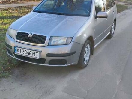 Серый Шкода Фабия, объемом двигателя 1.39 л и пробегом 217 тыс. км за 4900 $, фото 1 на Automoto.ua