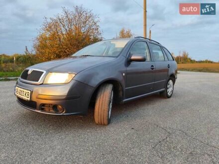 Сірий Шкода Фабія, об'ємом двигуна 1.4 л та пробігом 222 тис. км за 4200 $, фото 1 на Automoto.ua