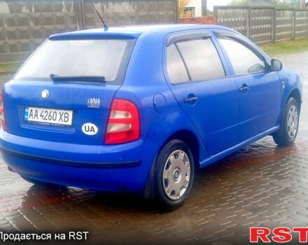 Синий Шкода Фабия, объемом двигателя 1.4 л и пробегом 190 тыс. км за 3500 $, фото 7 на Automoto.ua