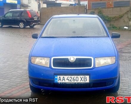 Синий Шкода Фабия, объемом двигателя 1.4 л и пробегом 190 тыс. км за 3500 $, фото 5 на Automoto.ua