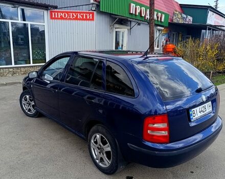 Синий Шкода Фабия, объемом двигателя 1.4 л и пробегом 370 тыс. км за 3650 $, фото 3 на Automoto.ua