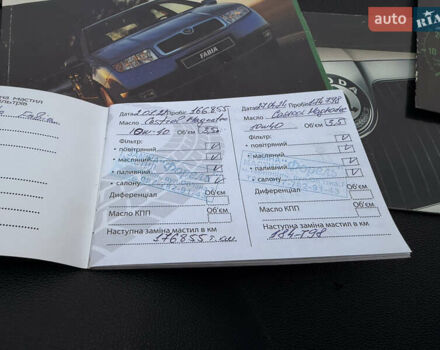Синий Шкода Фабия, объемом двигателя 1.39 л и пробегом 188 тыс. км за 3600 $, фото 54 на Automoto.ua