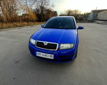Синій Шкода Фабія, об'ємом двигуна 1.4 л та пробігом 186 тис. км за 4500 $, фото 3 на Automoto.ua