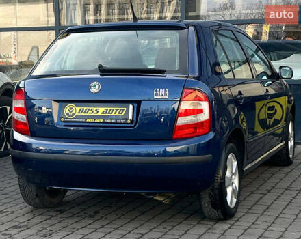 Синий Шкода Фабия, объемом двигателя 1.39 л и пробегом 244 тыс. км за 4600 $, фото 6 на Automoto.ua