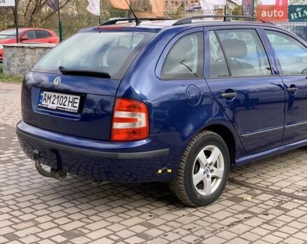 Синий Шкода Фабия, объемом двигателя 1.4 л и пробегом 241 тыс. км за 3999 $, фото 15 на Automoto.ua
