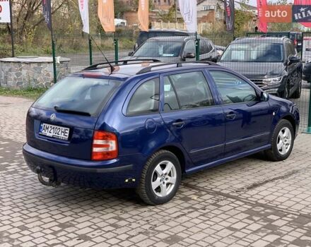 Синий Шкода Фабия, объемом двигателя 1.4 л и пробегом 241 тыс. км за 3999 $, фото 13 на Automoto.ua