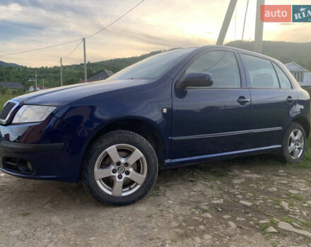 Синий Шкода Фабия, объемом двигателя 1.4 л и пробегом 244 тыс. км за 4300 $, фото 4 на Automoto.ua