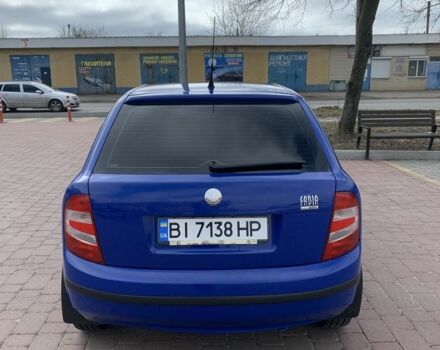 Синий Шкода Фабия, объемом двигателя 1.2 л и пробегом 264 тыс. км за 3800 $, фото 1 на Automoto.ua