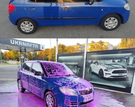 Синий Шкода Фабия, объемом двигателя 1.4 л и пробегом 254 тыс. км за 5400 $, фото 8 на Automoto.ua