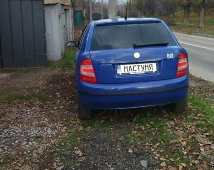 Синий Шкода Фабия, объемом двигателя 1.4 л и пробегом 335 тыс. км за 4300 $, фото 5 на Automoto.ua