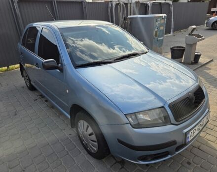 Синий Шкода Фабия, объемом двигателя 1.2 л и пробегом 228 тыс. км за 2700 $, фото 3 на Automoto.ua