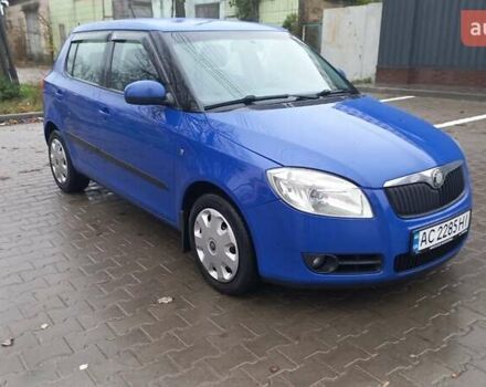 Синий Шкода Фабия, объемом двигателя 1.2 л и пробегом 252 тыс. км за 4500 $, фото 4 на Automoto.ua
