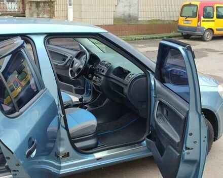 Синий Шкода Фабия, объемом двигателя 1.2 л и пробегом 199 тыс. км за 4800 $, фото 1 на Automoto.ua