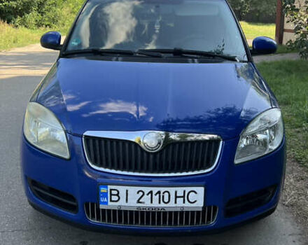 Синий Шкода Фабия, объемом двигателя 1.2 л и пробегом 156 тыс. км за 4850 $, фото 1 на Automoto.ua