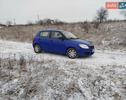 Синий Шкода Фабия, объемом двигателя 1.2 л и пробегом 220 тыс. км за 4500 $, фото 1 на Automoto.ua