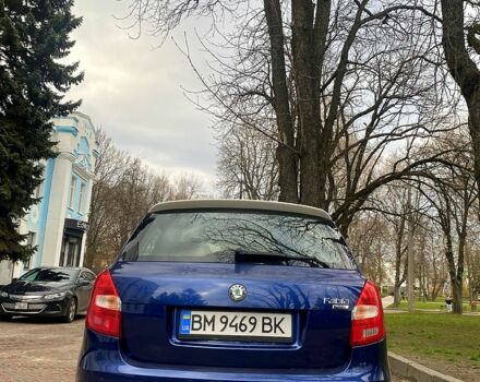 Синий Шкода Фабия, объемом двигателя 1.2 л и пробегом 200 тыс. км за 5500 $, фото 2 на Automoto.ua