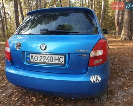 Синий Шкода Фабия, объемом двигателя 1.2 л и пробегом 192 тыс. км за 6200 $, фото 3 на Automoto.ua