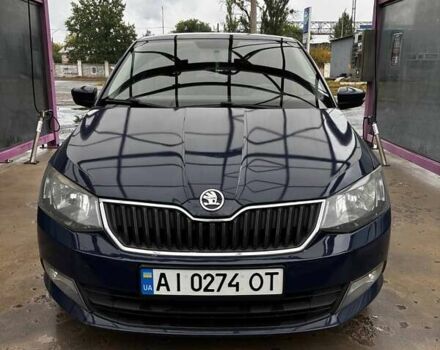Синий Шкода Фабия, объемом двигателя 1.2 л и пробегом 200 тыс. км за 5700 $, фото 1 на Automoto.ua