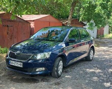 Синий Шкода Фабия, объемом двигателя 1.2 л и пробегом 196 тыс. км за 7100 $, фото 1 на Automoto.ua