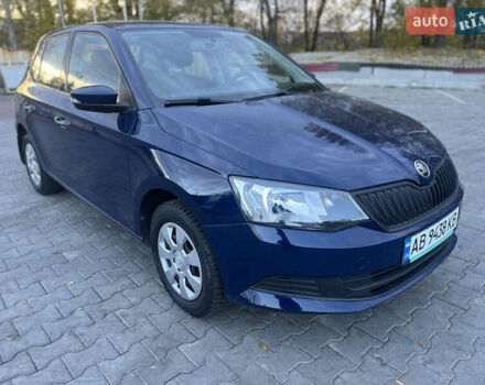 Шкода Фабія 2016 у Вінниці на Automoto.ua Синій Шкода Фабія, об'ємом двигуна 1 л та пробігом 99 тис. км за 6400 $, фото 1 на Automoto.ua